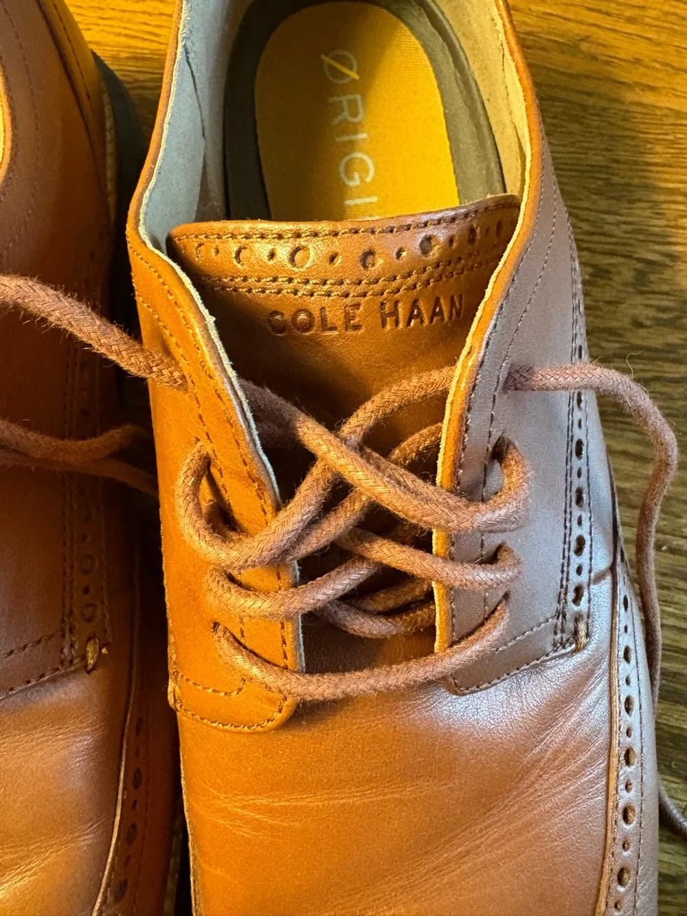 Men's Cole Haan Wingtip Oxfords - Classic Lace-Up Dress Shoes